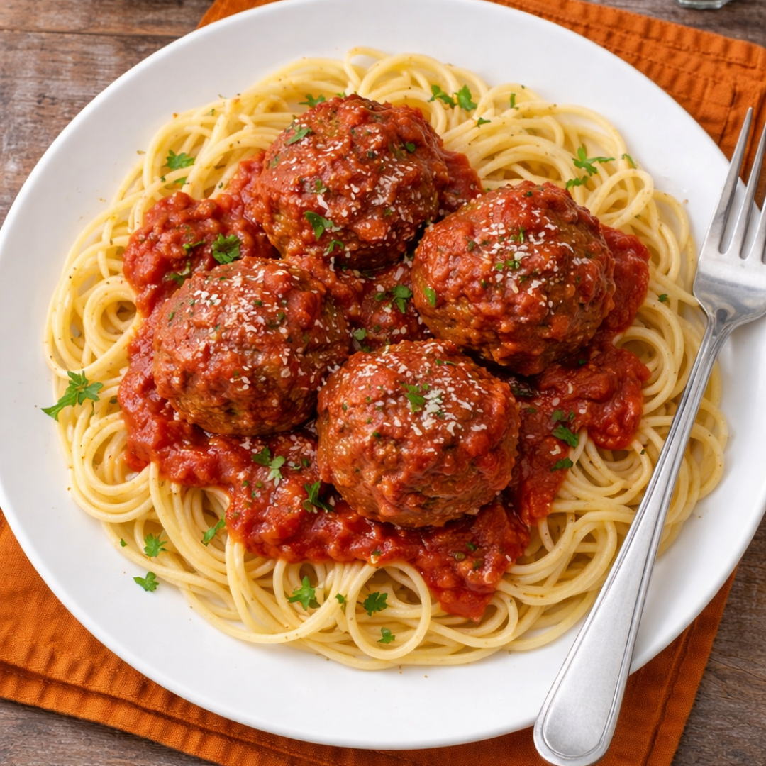 Meatballs in Homemade Marinara
